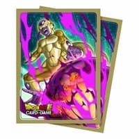 Set 3 V2 Standard Deck Protectors for Dragon Ball Super CCG - Golden Frieza (65-Pack)