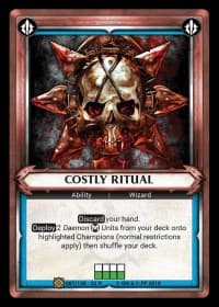 Costly Ritual (Unclaimed)