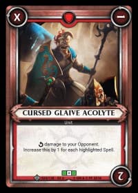 Cursed Glaive Acolyte (Claimed)