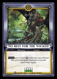 No Rest for the Wicked (Claimed)
