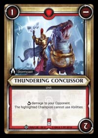 Thundering Concussor (Claimed)