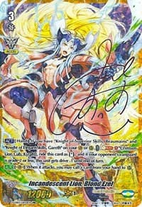 Incandescent Lion, Blond Ezel (URR) (Rainbow Signature)