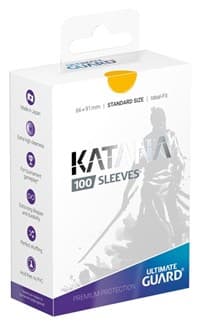 Katana 2018 Standard Size Sleeves - Yellow (100-Pack)