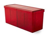 Dragon Shield Storage Box with 4 compartments - Ruby (Holds 270+)