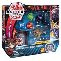 Bakugan Battle Pack 5-Pack - Darkus Hydorous and Aurelus Garganoid