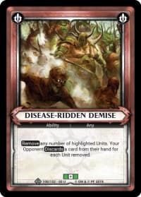 Disease-Ridden Demise (Claimed)