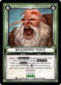 Bellowing Voice (Unclaimed)
