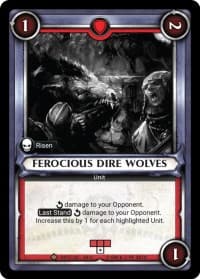 Ferocious Dire Wolves (Unclaimed)