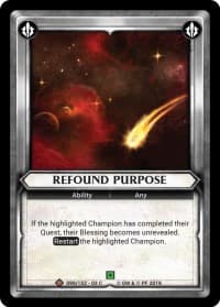 Refound Purpose (Claimed)