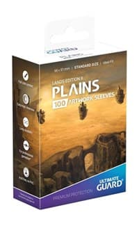 Lands Edition II Standard Size Artwork Sleeves - Plains (100-Pack)