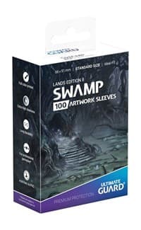 Lands Edition II Standard Size Artwork Sleeves - Swamp (100-Pack)
