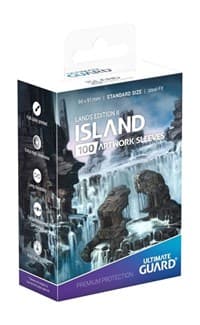 Lands Edition II Standard Size Artwork Sleeves - Island (100-Pack)