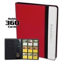 Pro-Folio 9-Pocket LX Album - Red and White