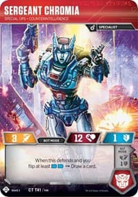 Sergeant Chromia - Special Ops Counterintelligence