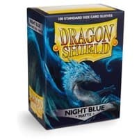 Dragon Shield Matte Sleeves - Night Blue Botan (100-Pack)