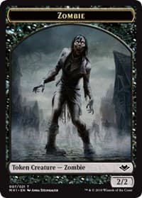 Zombie // Rhino Double-Sided Token