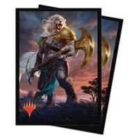 Core Set 2020 Standard Deck Protectors M20 V1 - Ajani, Strength of the Pride (100-Pack)