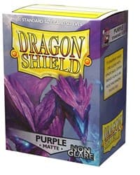 Dragon Shield Non-Glare Matte Purple Sleeves (100-Pack)