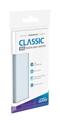 Classic Resealable Sleeves Clear (100-Pack)