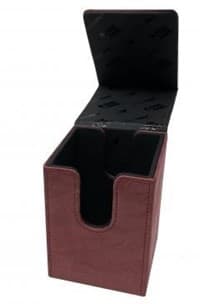 Suede Collection Alcove Flip Box - Ruby