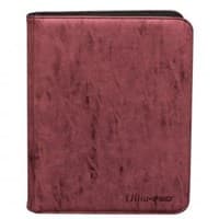 Suede Collection 9-Pocket Premium PRO-Binder - Ruby