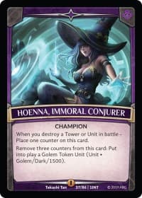 Hoenna, Immoral Conjurer