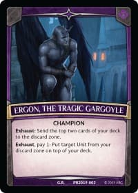 Ergon, the Tragic Gargoyle