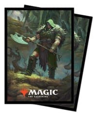 Throne of Eldraine Garruk, Cursed Huntsman Deck Protector sleeves for Magic (100-Pack)