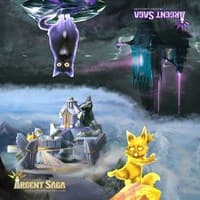Argent Saga TCG Cloth 2-Player Playmat - Light and Dark