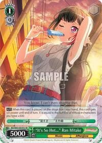 "It's So Hot..." Ran Mitake (SR)