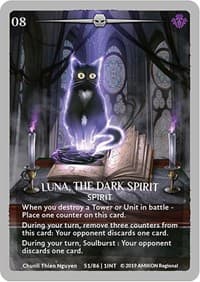 Luna, the Dark Spirit (Silver Metal) (ARG Oct./Nov. 2019 Regional)