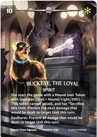 Buckeye, the Loyal (Serial Numbered) (Foil)