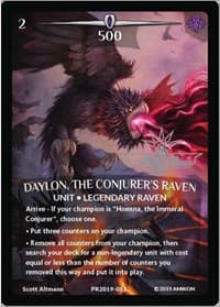 Daylon, the Conjurer's Raven (Serial Numbered)