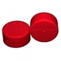 Playmat Tube Caps - Standard Red (2-Pack)