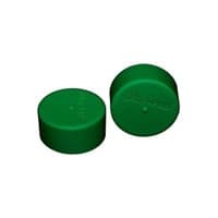 Playmat Tube Caps - Standard Green (2-Pack)