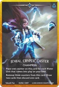 Jemial, Cryptic Caster (Regular Art Gold Metal Prize Card)