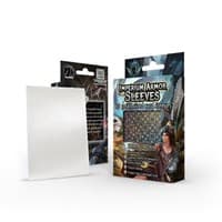 Imperium Armor Sleeves Illusion Effect: Shuriken - Pearl White (60-Pack)