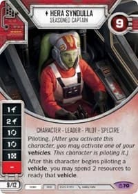 Hera Syndulla - Seasoned Captain (Card Only)