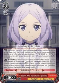 "Sacred Arts Researcher" Quinella (SR)
