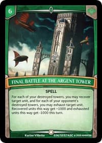 Final Battle at the Argent Tower