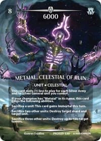 Metaial, Celestial of Ruin (Serial Numbered)