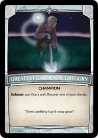 Greatest Gardener, Gregory