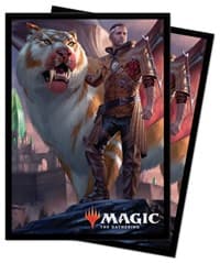 Ikoria: Lair of Behemoths Standard Deck Protectors - Lukka, Coppercoat Outcast (100-Pack)