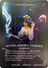Hoenna, Immoral Conjurer - PR2020-118 (Alternate Art)
