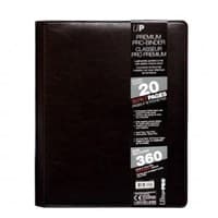 Premium 9-Pocket Cowhide PRO-Binder - Black