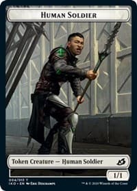 Human Soldier (004) // Zombie Double-Sided Token