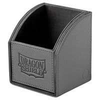 Dragon Shield Nest Deck Box - Light Grey/Black (Holds 100+)