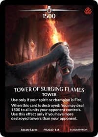 Tower of Surging Flames (Full Art)