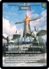 Tower of Surging Radiance (Full Art)