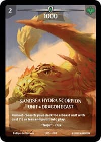 Sandsea Hydra Scorpion (Full Art)
